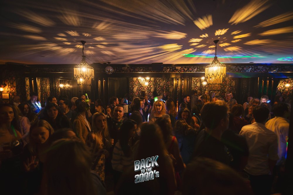 A packed Back to the 2000s Melbourne dancefloor